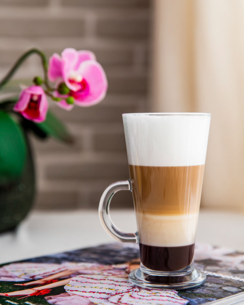 café glacé latté latte café froid