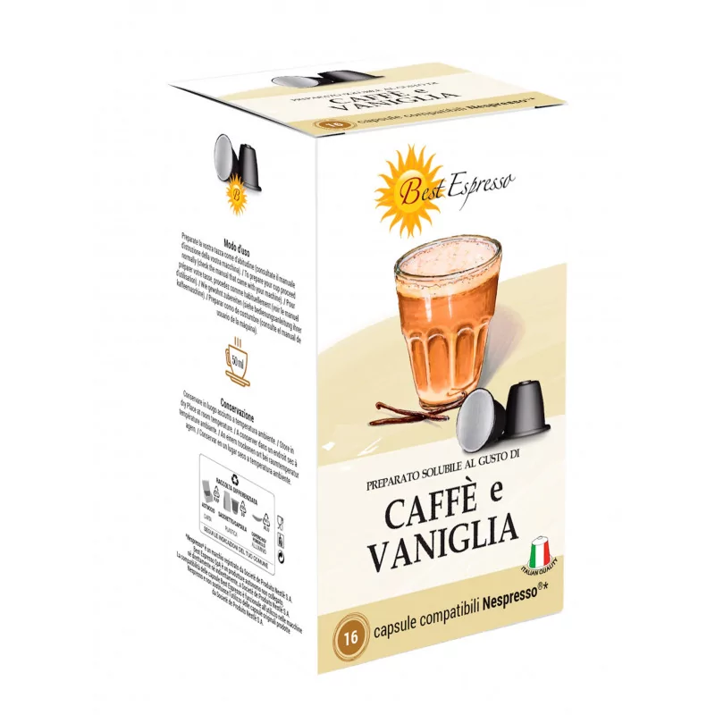 Café Vanille Capsules Compatibles Nespresso - Café Gourmand
