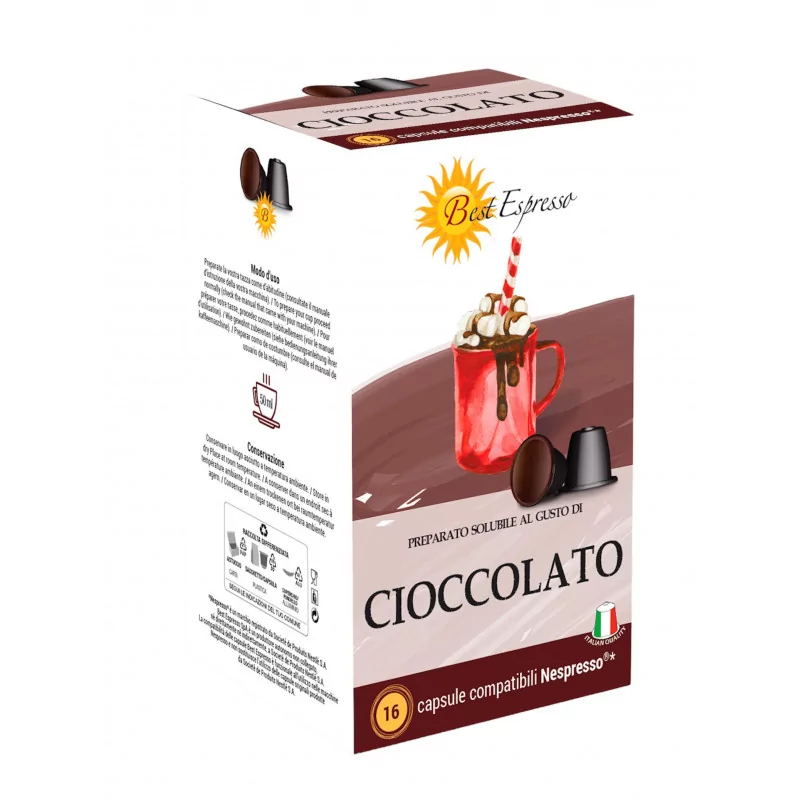 50 dosettes capsules CHOCOLAT CHAUD compatibles Nespresso - Cdiscount Au  quotidien