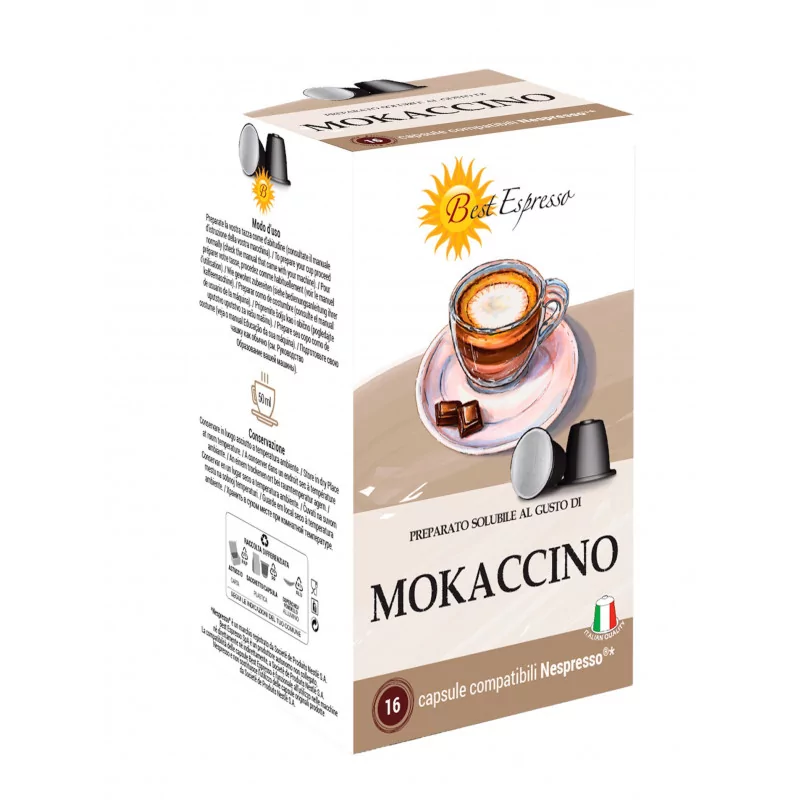 Café moka saveur chocolat capsules compatibles Nespresso® - Maison