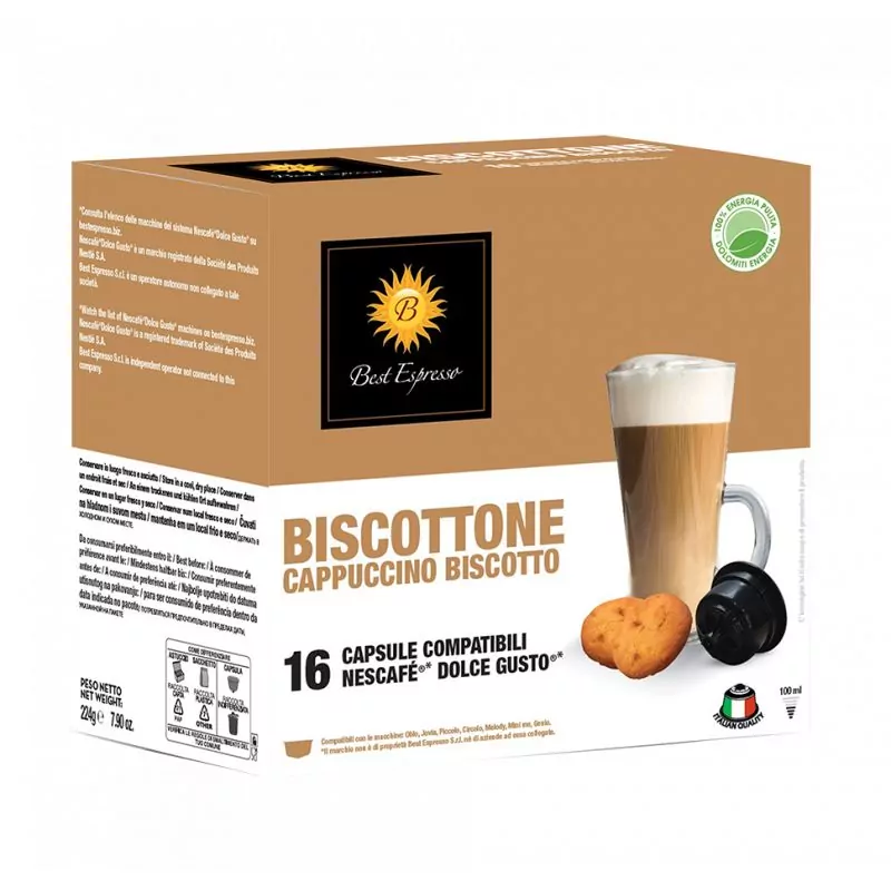 x16 Biscottone Compatibles Machine à Café Dolce Gusto®