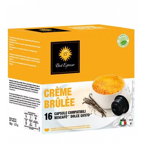 x16 Café Crème Brûlée Compatibles Machine à Café Dolce Gusto®