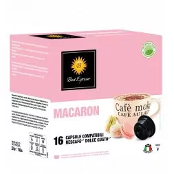 x16 Café Macaron Capsules Compatibles Machine à Café Dolce Gusto®