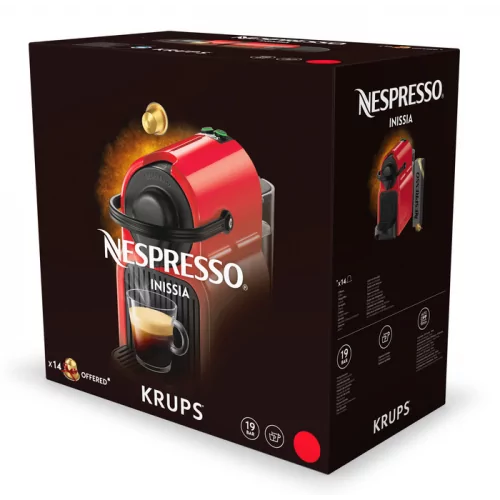 Achat Machine à Café Nespresso Inissia Rouge